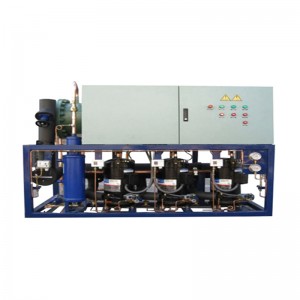 Unidade condensadora de compressores paralela
